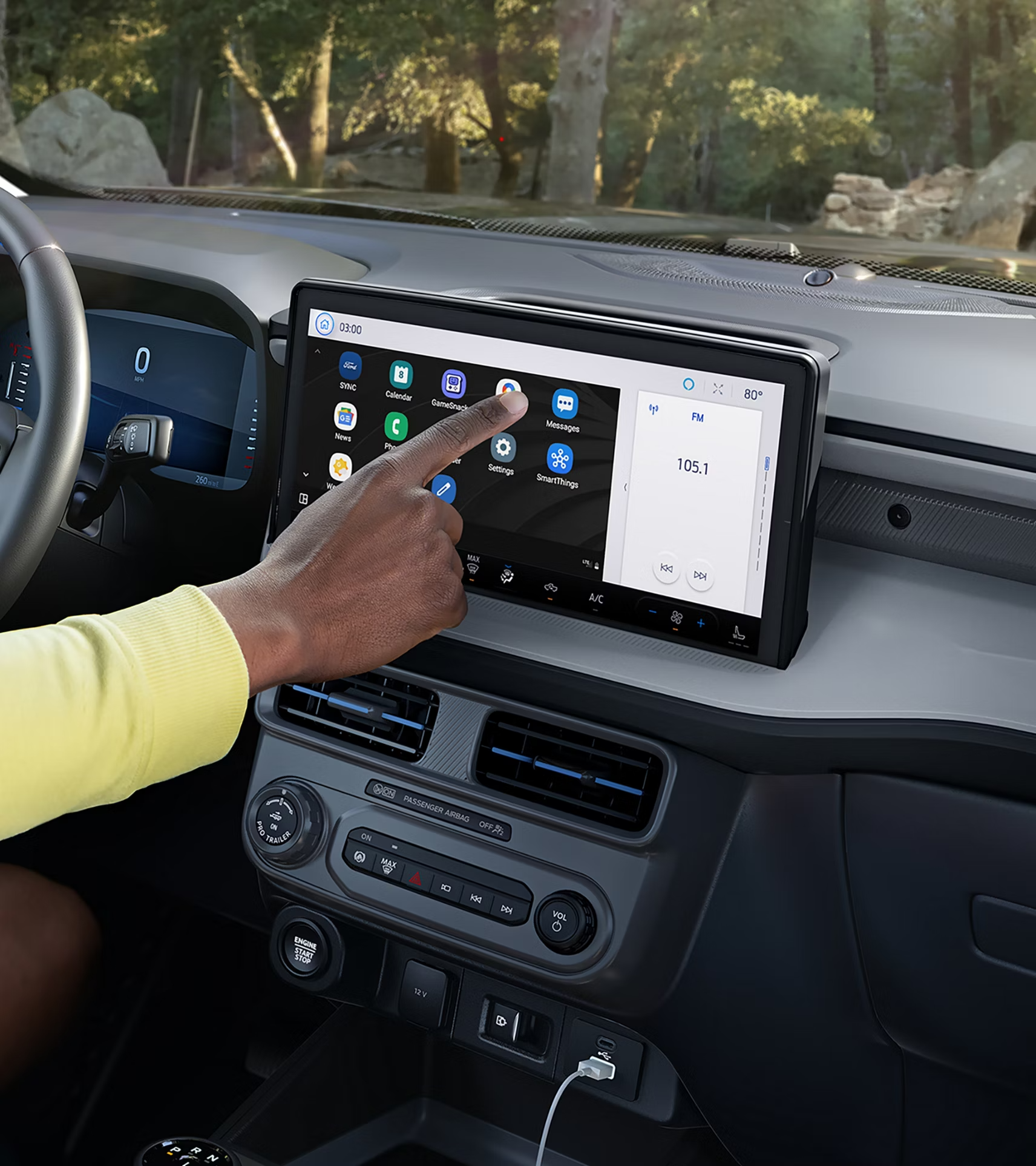 2026 Ford Maverick 13.2-inch touchscreen infotainment